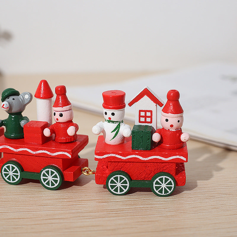 Christmas Train Toy Set 10 Pcs Bulk Kids Gift Xmas Party Home Decor Ornaments