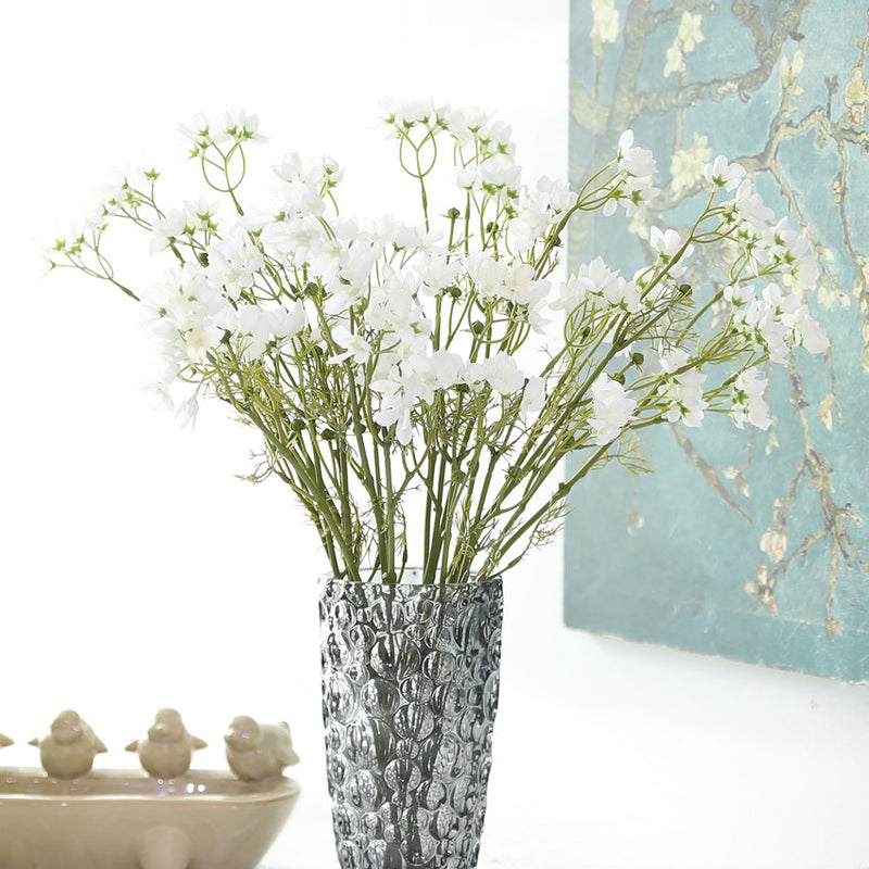 Artificial Delphinium Bush, 22" Tall, Modern Home Decor, Wedding & Event Styling