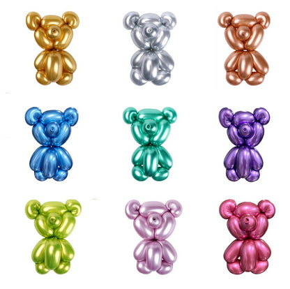 Bulk 200 Pcs DIY Long Latex Balloons Twisting Balloons for Birthday Party Anniversary Wedding Party Events Wholesale