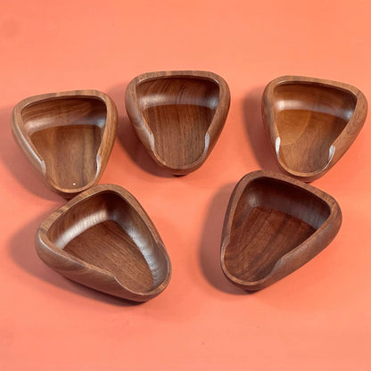 Walnut Coffee Bean Scoop Tray - Espresso Bean Measuring Dish & Coffee Accessory