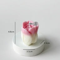 Valentine’s Day Tulip Candle Decor - Romantic Ambiance Accent for V-Day Tables & Bedrooms