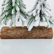 8 Inch Artificial Cedar Christmas Tree with Base, Tabletop Decor, Bulk Wholesale Quantity