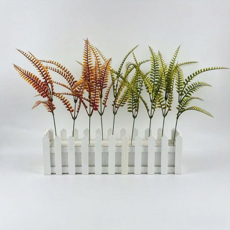 15" Artificial Persian Grass Stems, Set of 10, Realistic Outdoor & Indoor Decor for Weddings, Events, Home & Commercial Spaces
