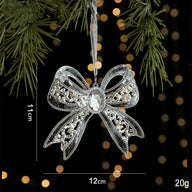 Crystal Christmas Tree Ornaments  Decorations for Luxury Holiday Scene Setup