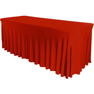 Bulk Rectangle Wrinkle Resistant Table Clothes Elastic Table Cover for Banquets Weddings Party Wholesale