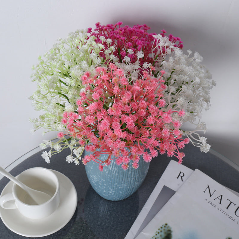 10 Stems Artificial Baby's Breath Flowers, 12" Realistic Filler Stems for DIY Wedding Bouquets, Home Decor & Centerpieces