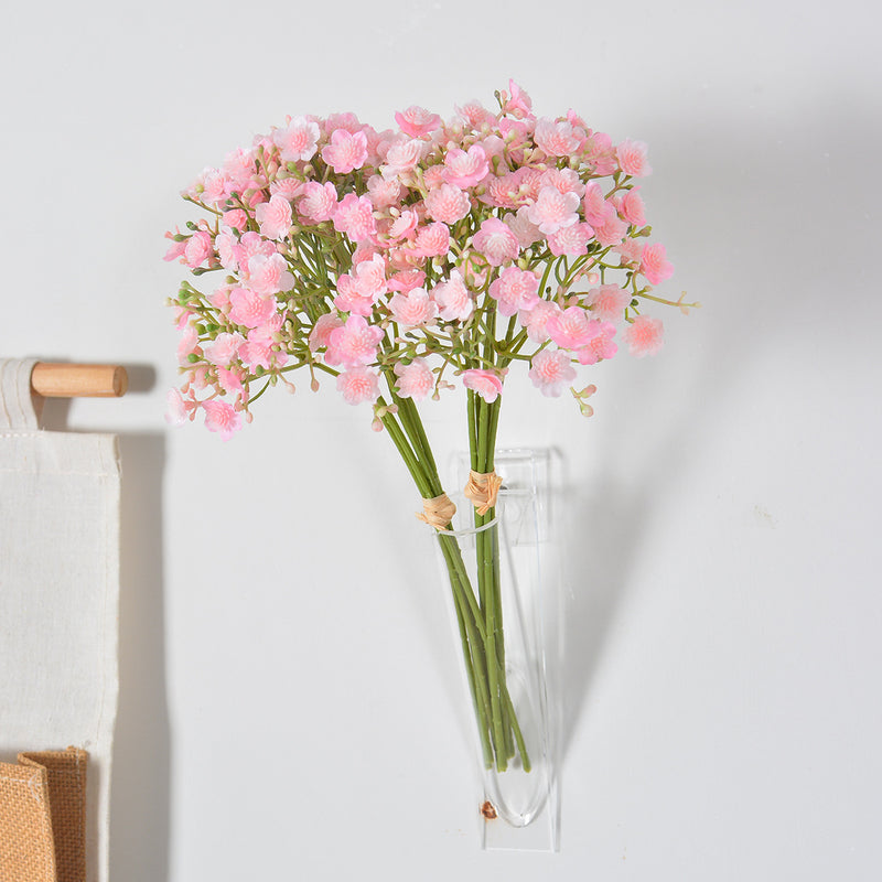 Artificial Baby's Breath Bouquet, 12-Inch Faux Gypsophila Stems, Perfect for Weddings, Home Decor, and Events