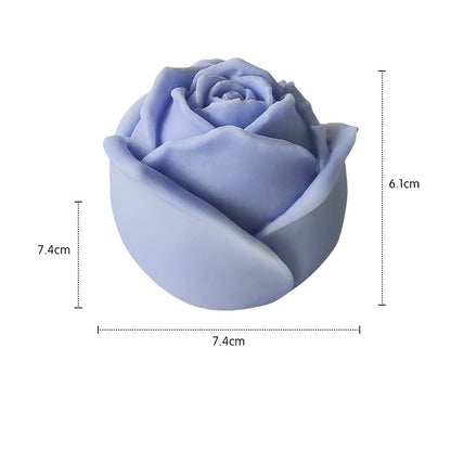 Handmade Rose Shaped Scented Candles - Valentine's Day Gifts & Photo Props (2 Sizes: 1.5"/3")