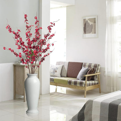 Bulk 4Pcs Cherry Blossom Branches Artificial Flowers for Spring Summer Indoor Decoration for Tables Home & Party Floral Arrangements Wholesale