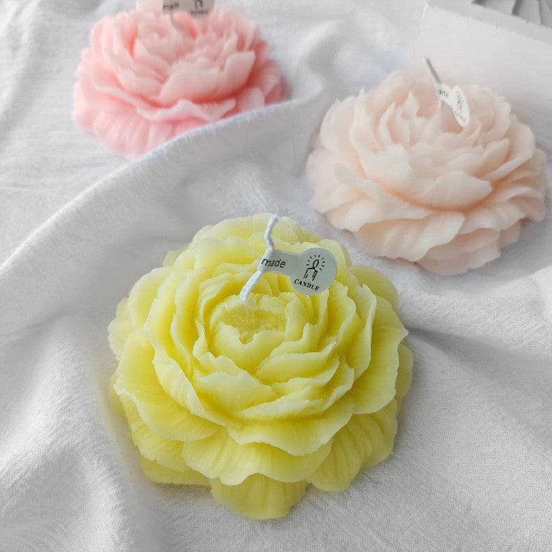 DIY Peony Scented Candle - Valentine's Day Decor & Gift | Floral Home Decor