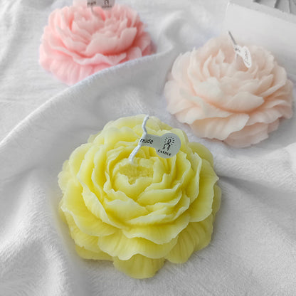 DIY Peony Scented Candle - Valentine's Day Decor & Gift | Floral Home Decor