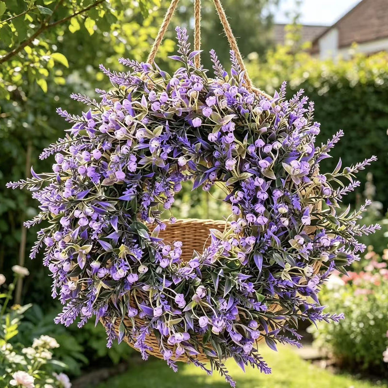 Artificial Baby's Breath Filler, Purple Lavender Style, 12" Height, Perfect for Home Decor, Weddings, and Events