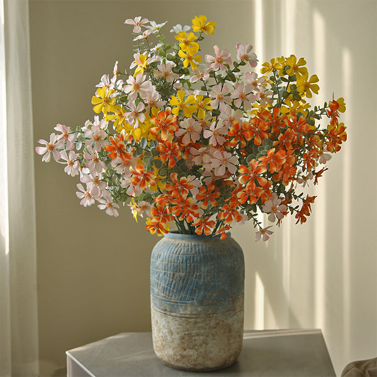 20 Inch Artificial Wild Flower Stems, 10 Pcs Long Silk Floral Branches for Spring Arrangements