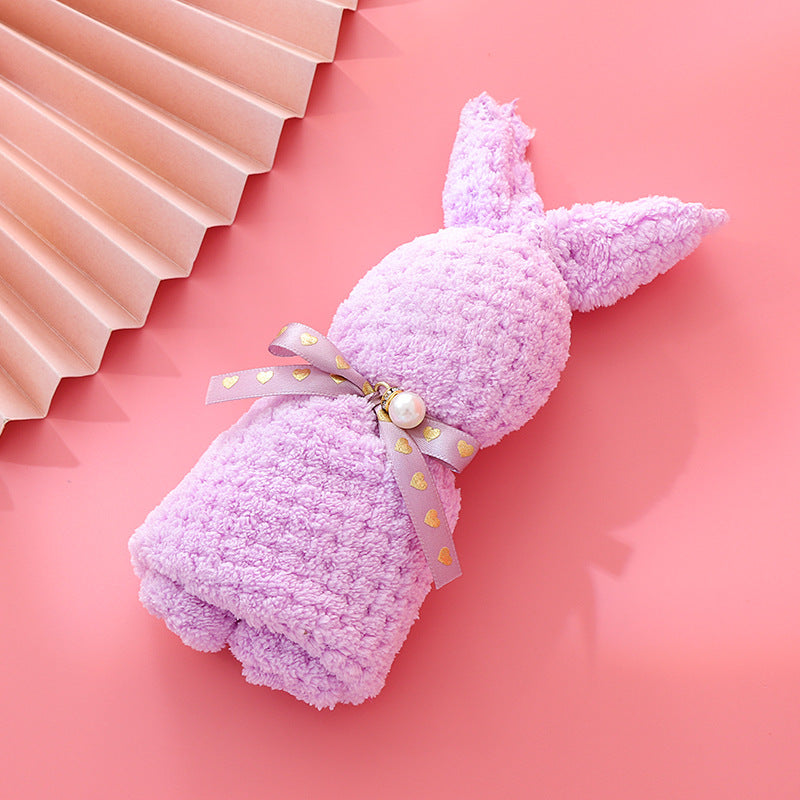 Wedding Favor Bunny Towel - Cute Soft Keepsake for Bridal Shower & Wedding Guests