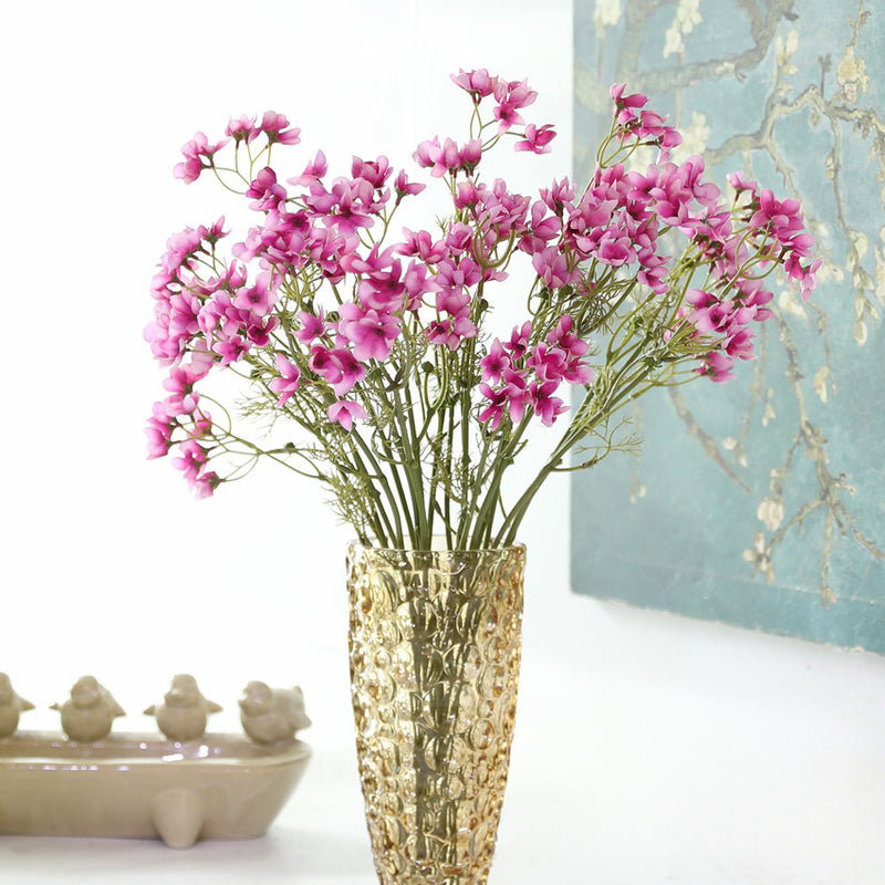 Artificial Delphinium Bush, 22" Tall, Modern Home Decor, Wedding & Event Styling