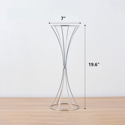 Premium Ornate Metal Floral Vase Centerpiece Rust Resistant Wedding Banquet Decor Hollow Out Anniversary Ceremony Table Settings