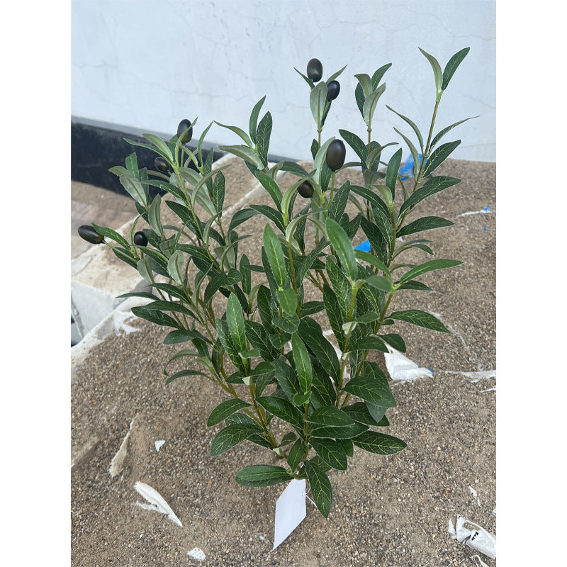 Artificial Olive Leaf Stems, Velvet Material, 49" Length, Set of 720, Perfect for Home Decor, Wedding Arrangements, and Commercial Displays