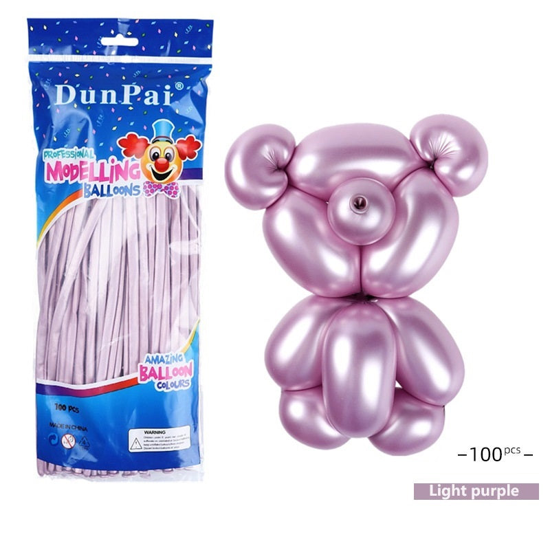 Bulk 200 Pcs DIY Long Latex Balloons Twisting Balloons for Birthday Party Anniversary Wedding Party Events Wholesale