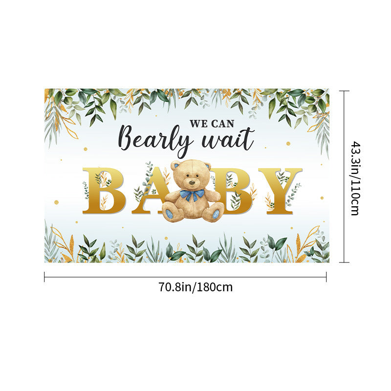 Bulk Baby Shower Backdrop Banner Decorations for Boys Girls Baby Shower Party Supplies Decor Wholesale