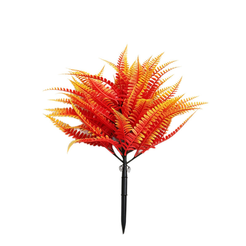 20" Artificial Persian Shield Foliage Bush, Realistic Plastic Leaves for Home Decor, Wedding Centerpieces & Commercial Displays