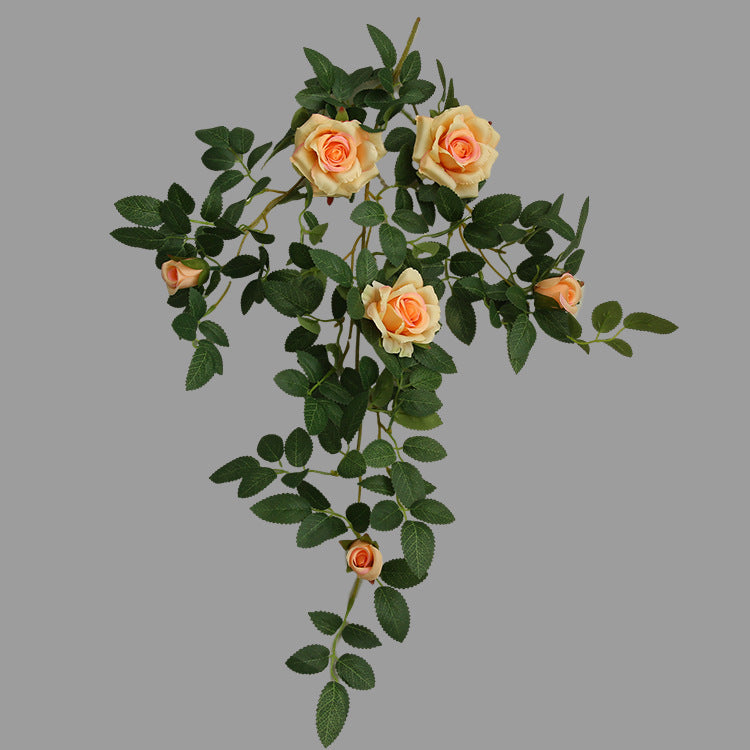 20 Inch Artificial Rose Rattan Hanging Flower Garland, 1 Pc
