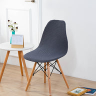 Bulk Elastic Shell Chair Cover Thicken Grid Pattern Dining Chair Covers for Weddings Party Home Decor Wholesale