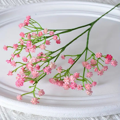 Bulk 10 Pcs Artificial Baby Breath Gypsophila Premium Stems with Blooms UV Guard for Wedding Arch Florals Non-Fading Wholesale