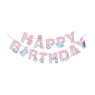 Bulk Disposable Party Supplies Set: Plates Napkins Cups Cutlery Flags Straws Tablecloths for Kids Girls Baby Shower Birthday Decor Wholesale