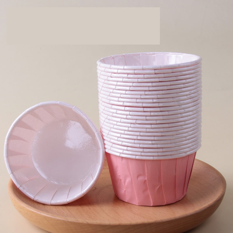 Bulk 100 Pcs Disposable Cake Cup Dessert Container for Wedding Birthday Party Wholesale