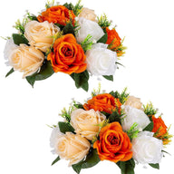 Premium 10 Pcs Kissing Balls Wedding Decor Artificial Rose Centerpieces Reception Arch Table Floral Arrangements All Season