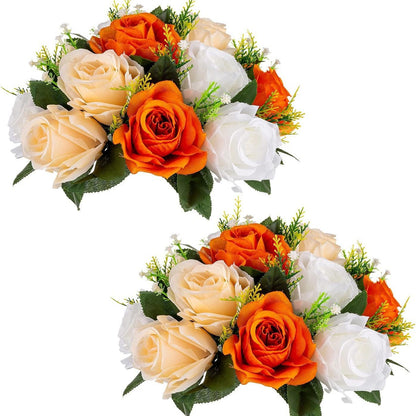 Premium 10 Pcs Kissing Balls Wedding Decor Artificial Rose Centerpieces Reception Arch Table Floral Arrangements All Season