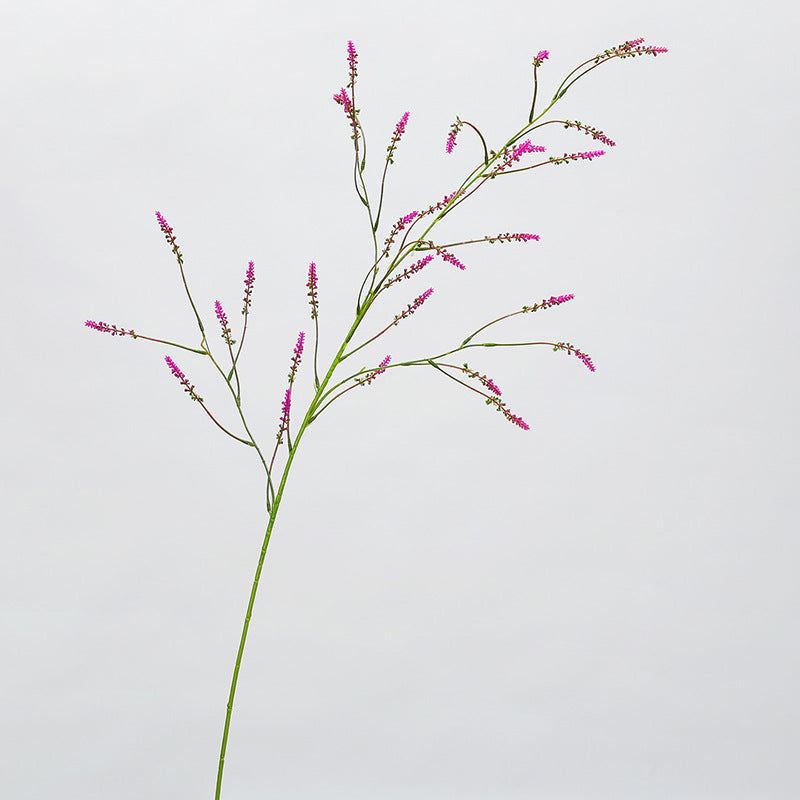 Single Stem Artificial Lavender Knotweed Flower, 48" Tall, Plastic, for Weddings, Home Decor, and Commercial Spaces