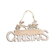 Christmas Hanging Ornaments with Rope, Bulk Xmas Sign Decorations for Party, Holiday Decor Set