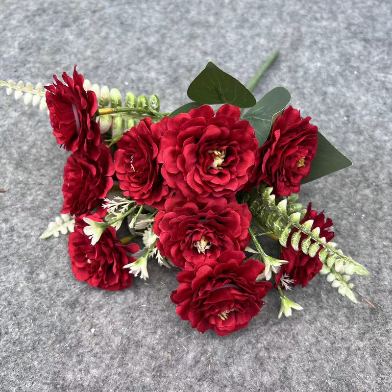Artificial Hibiscus Flowers 11.8 Inch 6 Stems Realistic Silk Faux Hibiscus Blooms for Vase