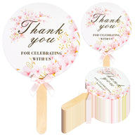 Bridal Shower Favors Wedding Fans for Guests (10 Pack) - Wedding Reception Decor & Paper Party Supplies