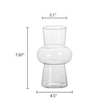 Bulk 7.8" Glass Vase Modern Hydroponic Vases for Centerpiece Wedding Office Home Wholesale