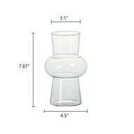 Bulk 7.8" Glass Vase Modern Hydroponic Vases for Centerpiece Wedding Office Home Wholesale