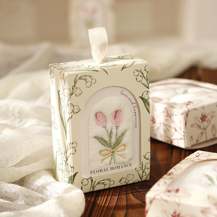 Bridal Shower Favor Embroidered Towel - Bridesmaid Gift | Women's Day Practical Small Gift