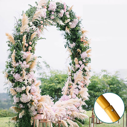 Bulk 78" Round Backdrop Stand Metal Circle Arch for Outdoor Wedding Birthday Party Bridal Shower Wholesale