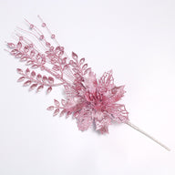 Christmas Glitter Hollowed-out Pagoda Leaf Branches - 6PCS 16.9" Festive Decor Accessories