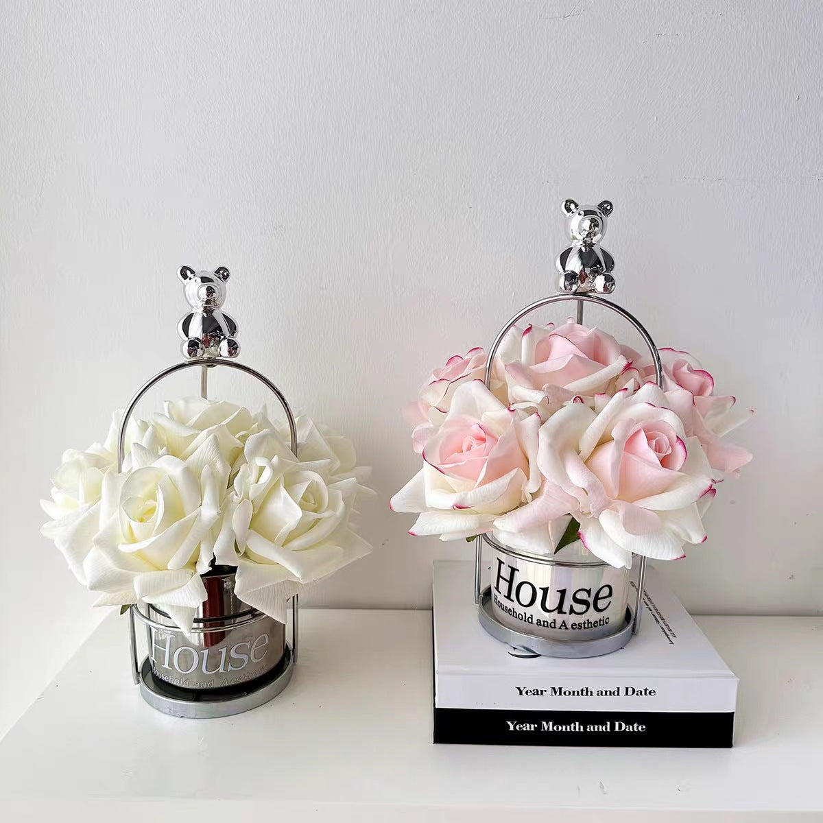 Bulk 1 Pc Metal Vase Hydroponic Dried Flower Vase Wholesale