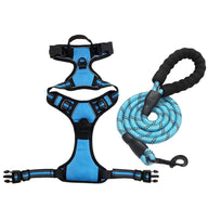 Premium No Pull Dog Harness Oxford Reflective Padding Adjustable Soft Padded Training Walking Hiking Secure Control