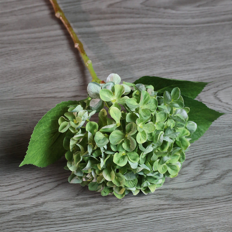 18 Inch Silk Hydrangea Flowers Bouquet, 10 Pcs Artificial Hydrangea Stems for Bulk Wholesale