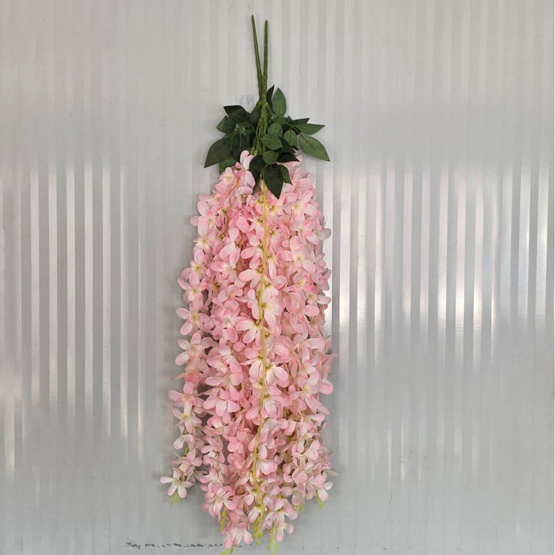 Artificial Wisteria Vine Garland, 33 Inches, Plastic, Indoor/Outdoor Decor for Weddings, Homes, and Events