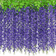 Bulk Wisteria Artificial Flowers 2025 Silk Touch Hanging Vine with UV Protection for Wedding Arch & Garden Party Decor Wholesale