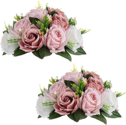 Premium 10 Pcs Kissing Balls Wedding Decor Artificial Rose Centerpieces Reception Arch Table Floral Arrangements All Season