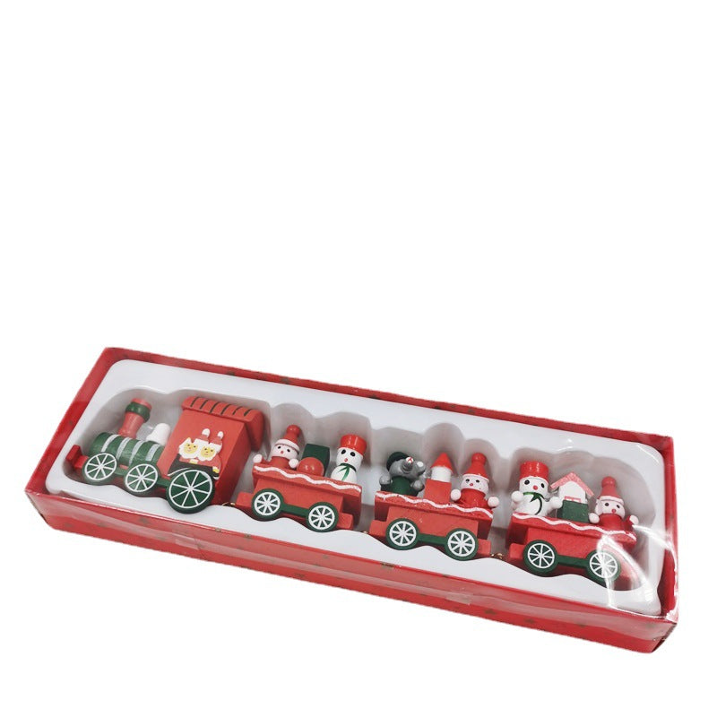 Christmas Train Toy Set 10 Pcs Bulk Kids Gift Xmas Party Home Decor Ornaments