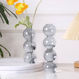 Bulk 2 Pack Hydroponic Flower Vase Transparent Balls Shape Glass Vase for Weddings Party Events Home Decor Wholesale