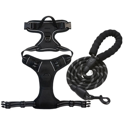 Premium No Pull Dog Harness Oxford Reflective Padding Adjustable Soft Padded Training Walking Hiking Secure Control