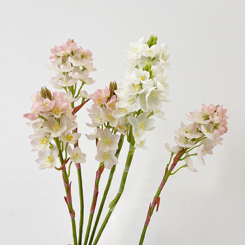 Artificial Dendrobium Galaxy Orchid Spray Stems 21 Inch 10 Pcs Silk Flowers Bulk Wholesale